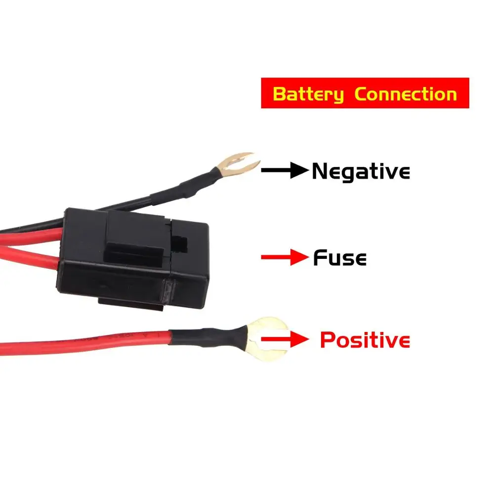 Световой бар комплект жгута проводов [2 свинца 10 футов] ВКЛ/ВЫКЛ пульт