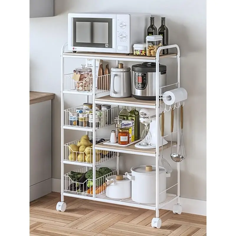 

Estanteria Kitchen Spice Etagere Sponge Holder Scaffale Rangement Cuisine with Wheels Trolleys Prateleira Organizer Shelf