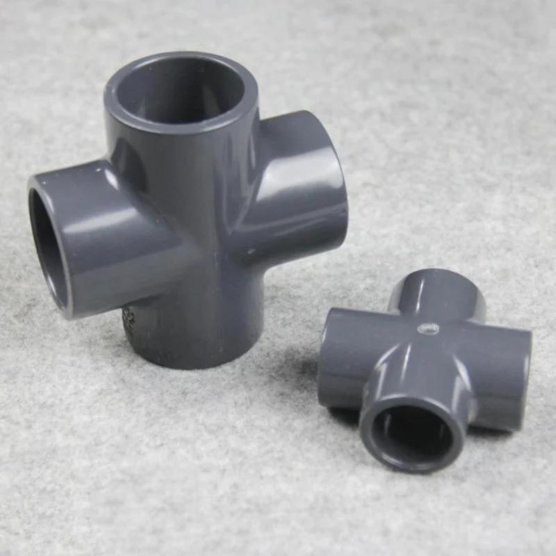 Пластиковый плоский четырехсторонний Соединительный ПВХ соединитель для