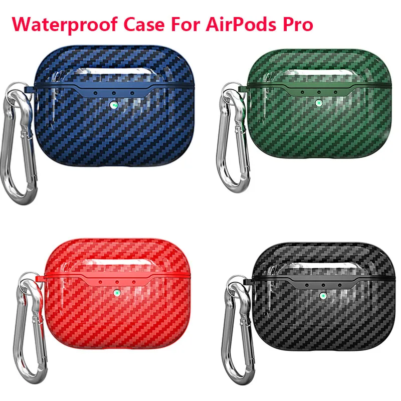 Чехол для наушников из углеродного волокна Airpods Pro чехол TWS Wireles airpods защитный Apple Air