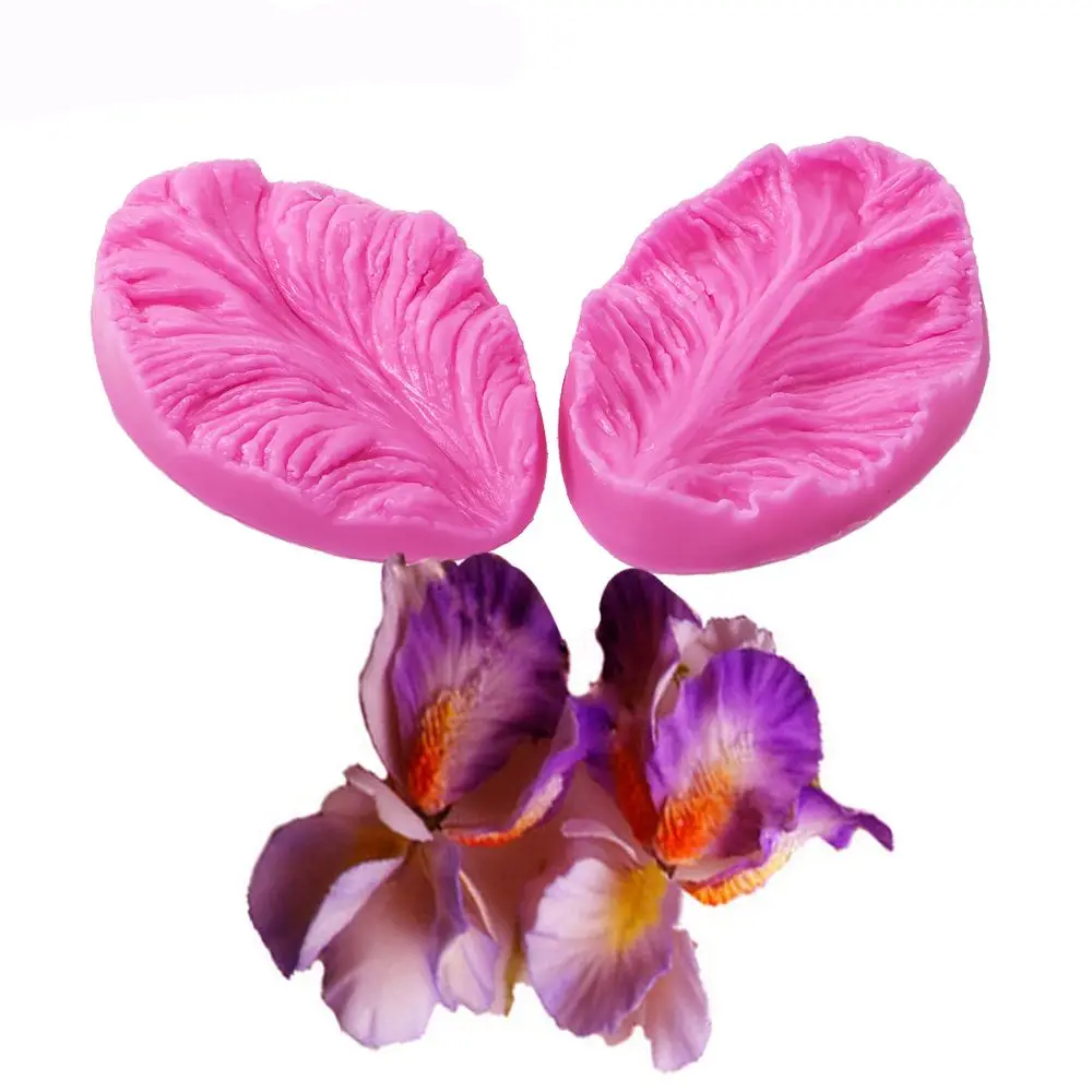 Из 2 предметов 3D лепестки цветка пиона силиконовые Fondant (сахарная) прессформ торта