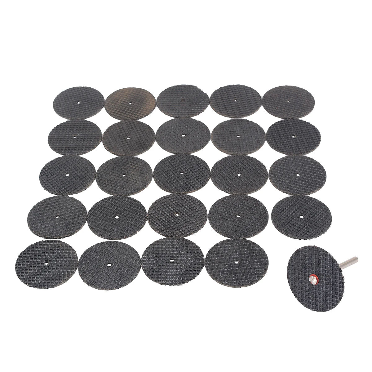 

25 шт./лот резиновый режущий диск 32 мм, режущее колесо, набор отрезных дисков с 1 шт. соединительной штангой для вращающегося инструмента