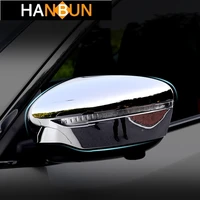 auto accessories for nissan x trail rogue 2014 2015 abs chrome side door rearview mirror cover trims decoration car styling 2pcs