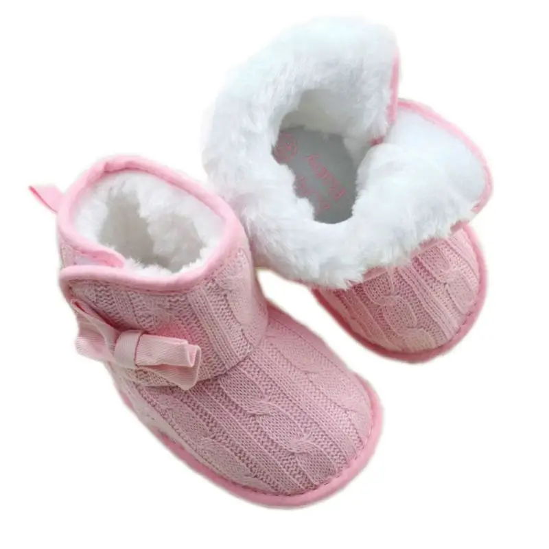 Новинка; сезон осень-зима; теплые хлопковые ботинки для маленьких мальчиков и девочек с пряжкой; однотонные удобные мягкие зимние ботинки в горошек