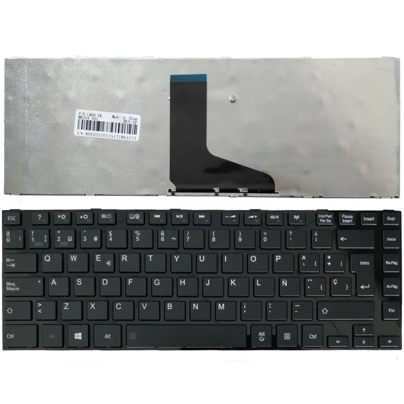 

New Spanish/SP laptop Keyboard for TOSHIBA SATELLITE L800 L800D L805 L830 L835 L840 L845 P840 P845 C800 C840 C845 M800 M805