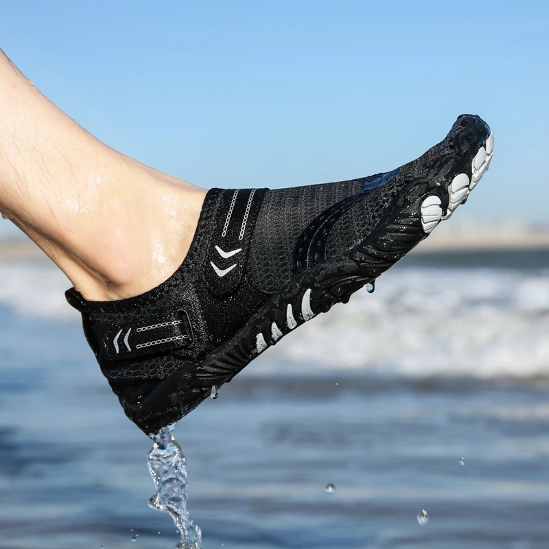

Barefoot Five Fingers Shoes Summer Water Shoes for Men Outdoor Quick Dry Lightweight Beach Swim Aqua Shoes Sandals