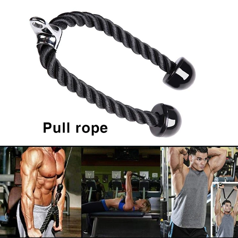 Fitness Equipment Nylon Drawstring Biceps Triceps For Exercise Back Shoulder And Abdomin | Спорт и развлечения