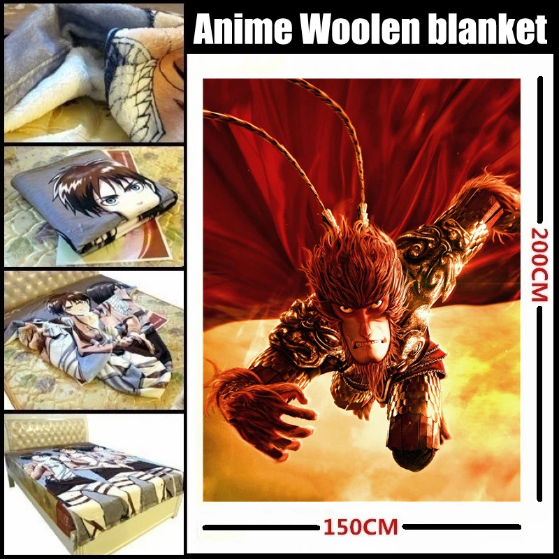 

Anime/Monkey King: Hero is Back soft and comfortable woolen blanket/Sheets/Dual purpose