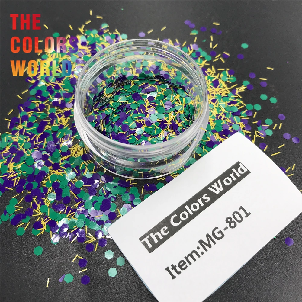 Микс для карнавала Марди Гра украшения ногтей с блестками из смолы вечерние