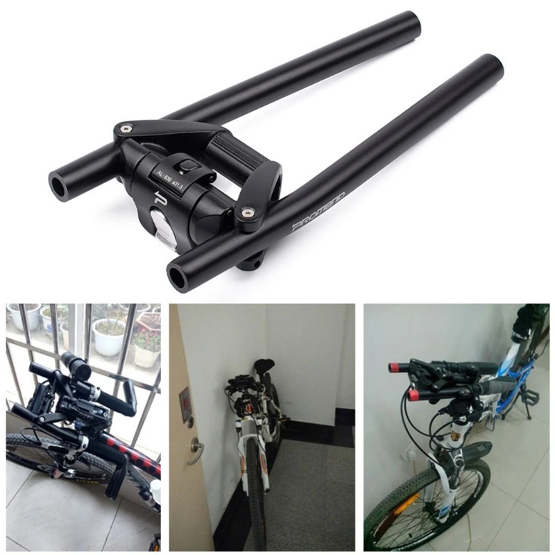

Mountain Bike Folding Handlebar Foldable Bicycle Crossbar Aluminum Alloy MTB Bar Cycling Parts