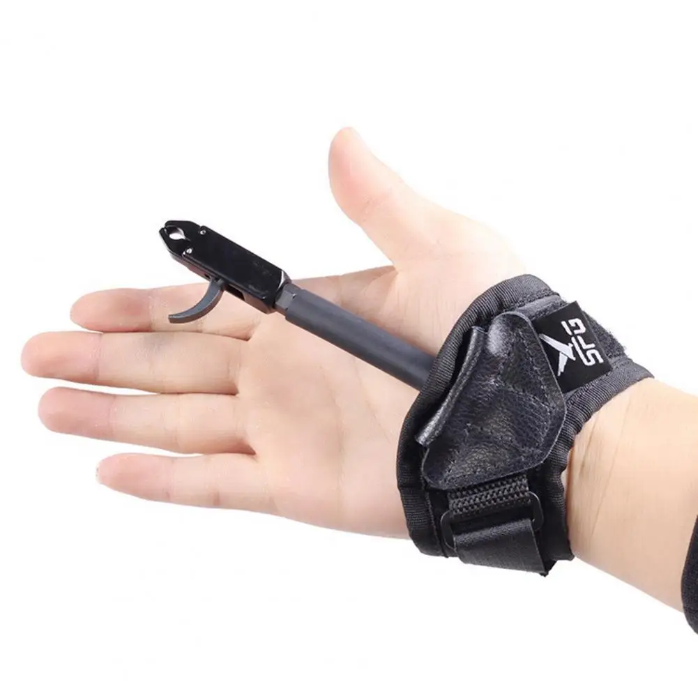 

Compound Bow Strap Wristband Releaser Caliper Release Aid for Archery Bow Release Aid Wear-resistant Wrist Grip Release Strap Ba
