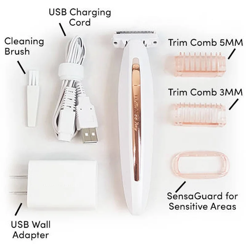 Электрический женский эпилятор для волос на теле Машинка удаления подмышки