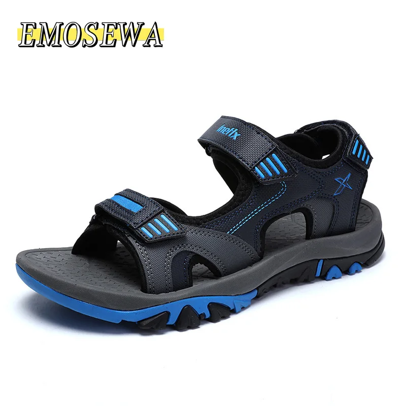 Мужские летние сандалии на липучке размеры 40 45|Сандалии| |