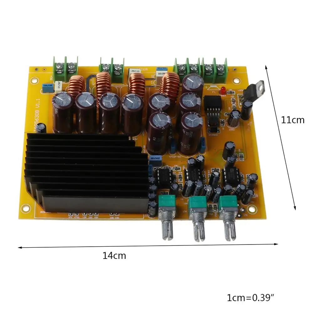 

2.1-channel 300W+2 x150W TAS5630 Class-D Subwoofer Digital Amplifier Board Amplificador