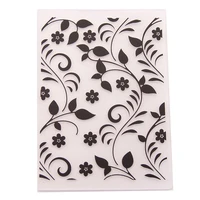 yinise plastic embossing folder for scrapbook stencils leaf flower diy photo album cards making decoration scrapbooking tools
