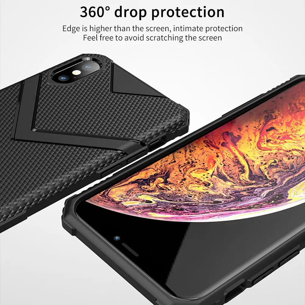 Силиконовый противоударный чехол для iPhone 11 Pro XS MAX XR X 10 Max|Бамперы| |