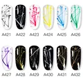 ROSALIND Spider Gel Polish UV Line For Nails Art Colors Painting Gel Nail Polish Spider Gel Lacquer Web Stickers Gel Nail Polis