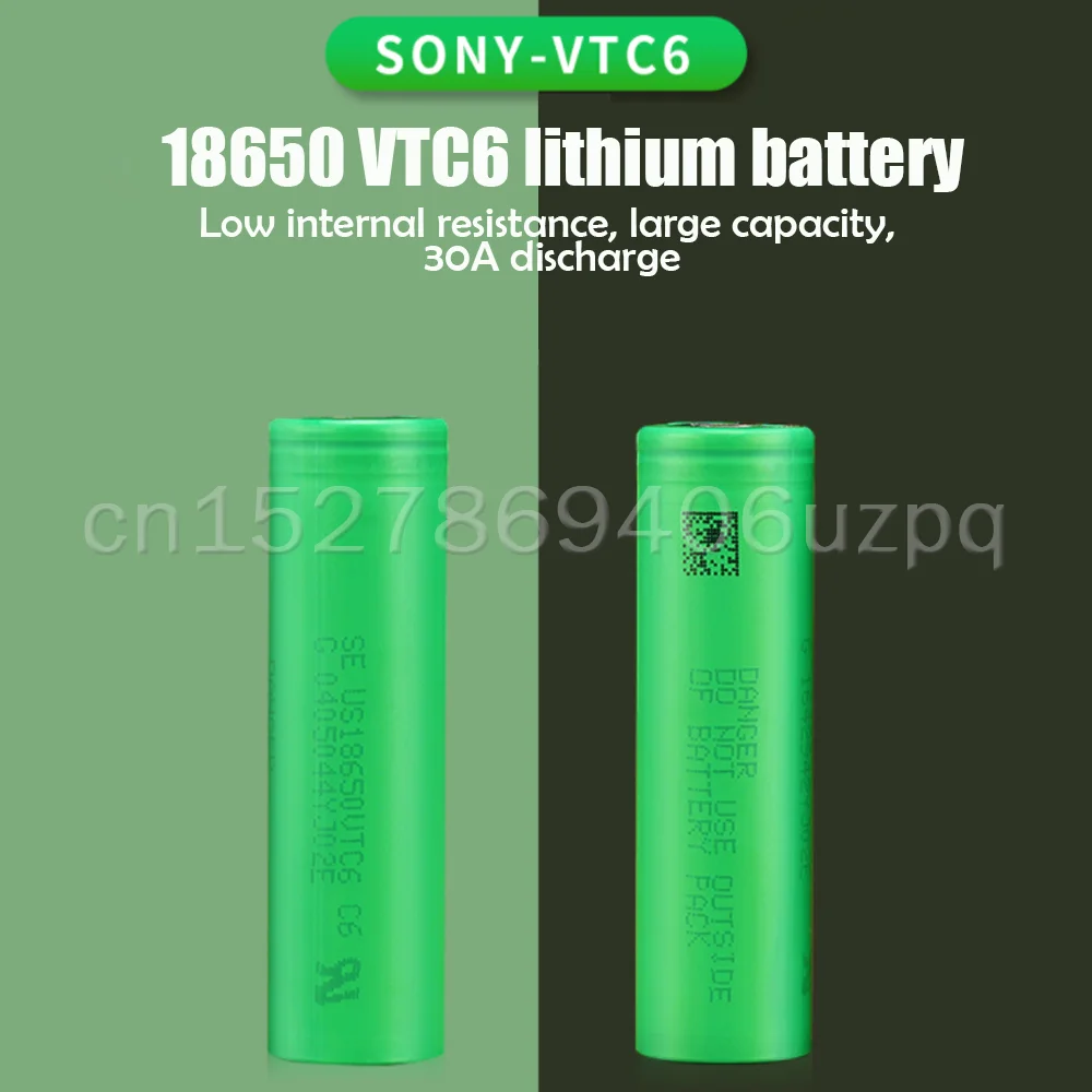 Литий-ионный аккумулятор VTC6 3 7 в 3000 мА · ч 18650 US18650 30 А для инструментов электронных