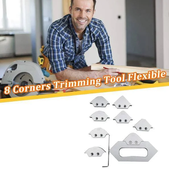 

8 corners flexible chamfering tool set trimming and chamfering