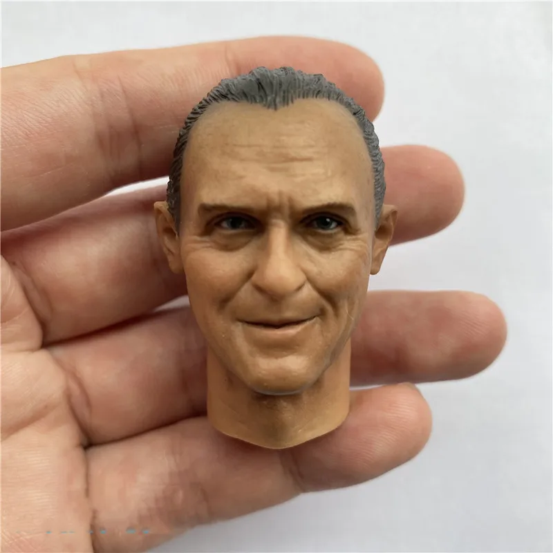 

1/6 Scale Male Hannibal Anthony Hopkins Head Sculpture Can Be Suit Usual 12inch Doll Soldier Collectable
