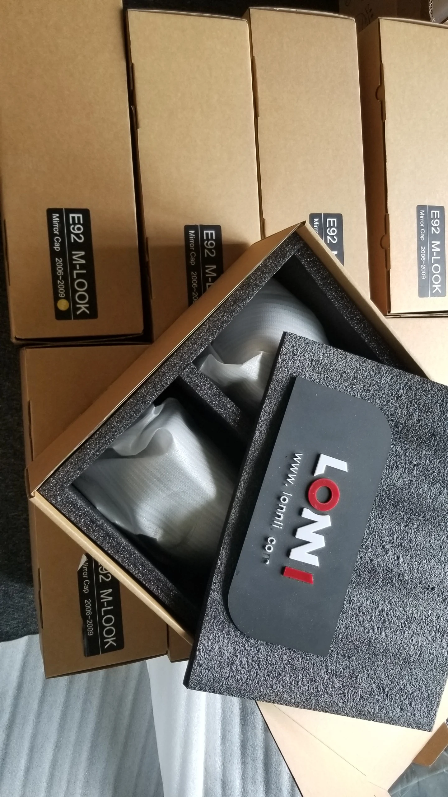 Для BMW E90 E92 E93 2005 11 запасная блестящая черная крышка зеркала заднего вида не просто