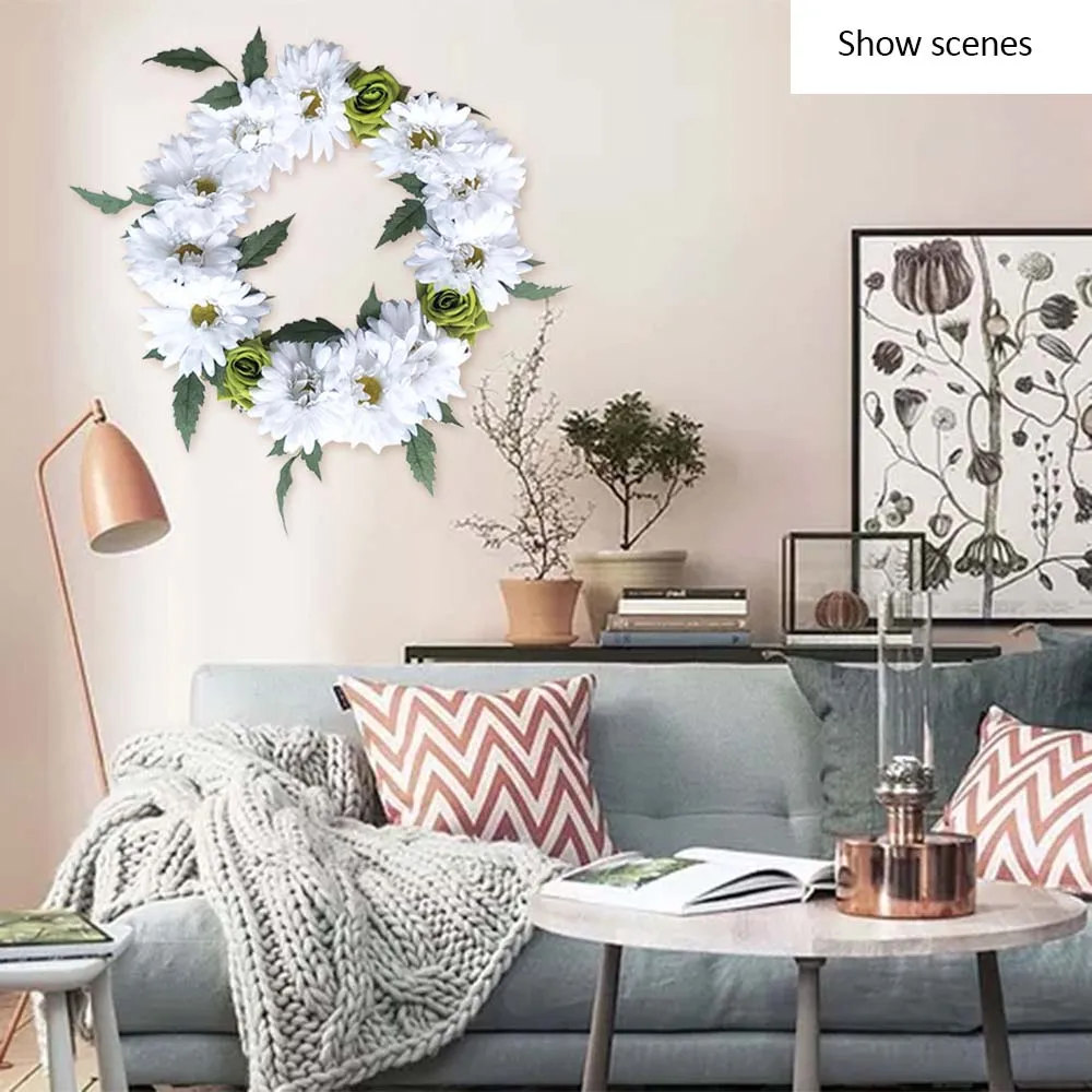 Искусственный венок свадебное торжество порог украшения двери декорация