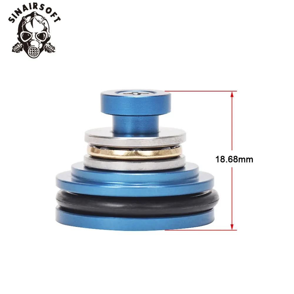 Шарикоподшипник для страйкбола алюминиевая головка поршня Whirlwind с 5 отверстиями