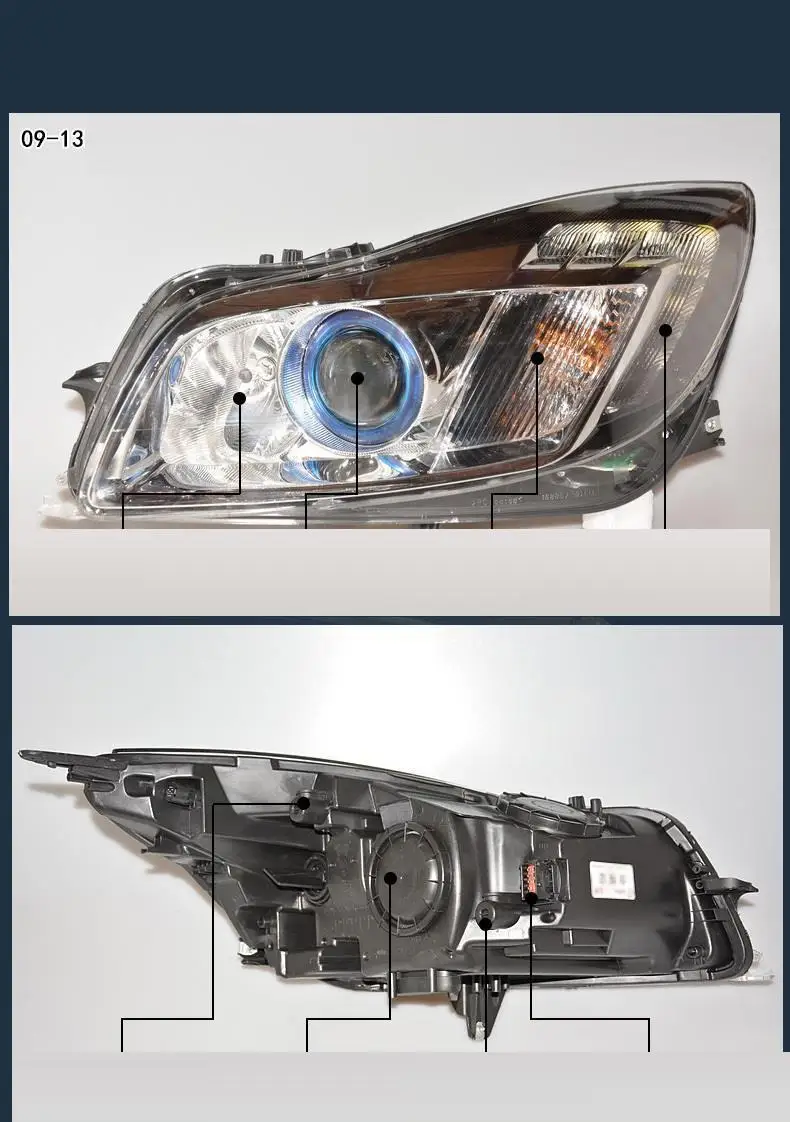 Наружные Drl дневные Neblineros Luces Para Авто Стайлинг светодиодные ходовые Автомобильные фары передние противотуманные фары 13 для Buick Regal