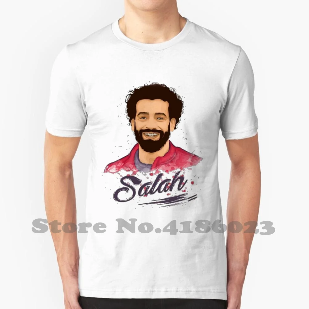 

Акварель Salah, иллюстрация, графическая забавная футболка на заказ, Мохамед, Салах, Мохамед, Салах, искусство Мохамеда, Салах