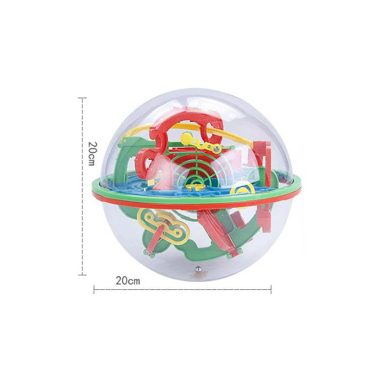 3D puzzle maze ball balance game intelligence toy 3D three-dimensional beads education children's educational toys gift,6 sizes