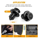 120 шт. Универсальный Автомобильный фиксатор бампера + отвертка, набор зажимов для решетки радиатора, заклепки, сменный набор аксессуаров