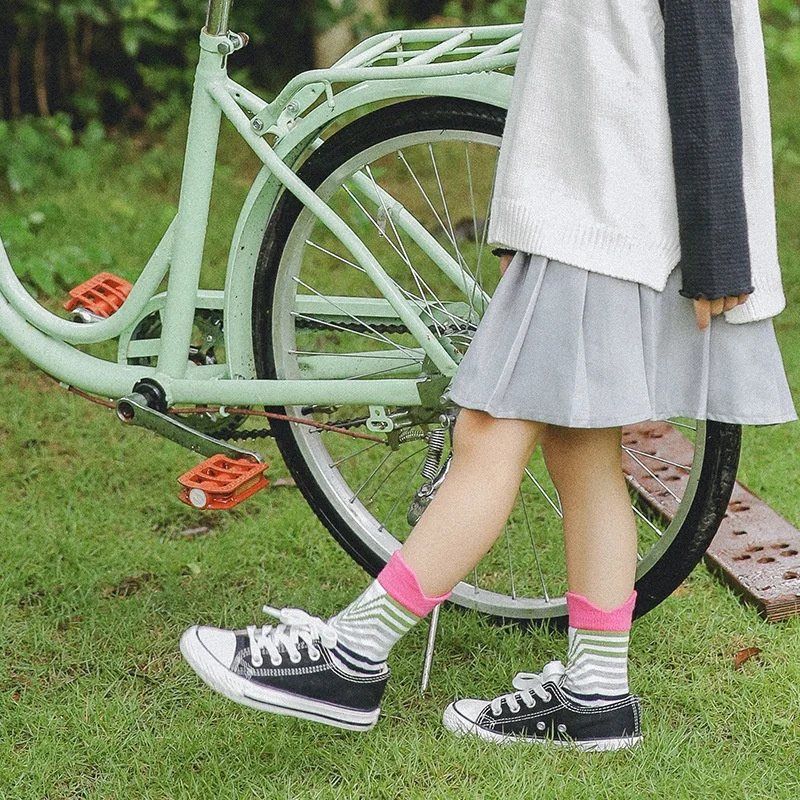 Модные детские носочки Осенние мягкие носки для маленьких девочек Хлопковые