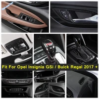 gear shift knob door handle bowl upper roof reading lights stickers trim abs for opel insignia gsi buick regal 2017 2021