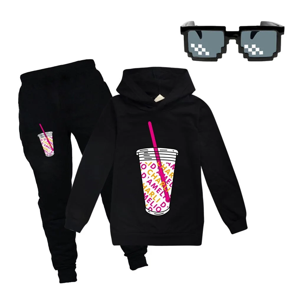 Детский костюм Charli DAmelio для девочек и мальчиков одежда на Рождество день рождения