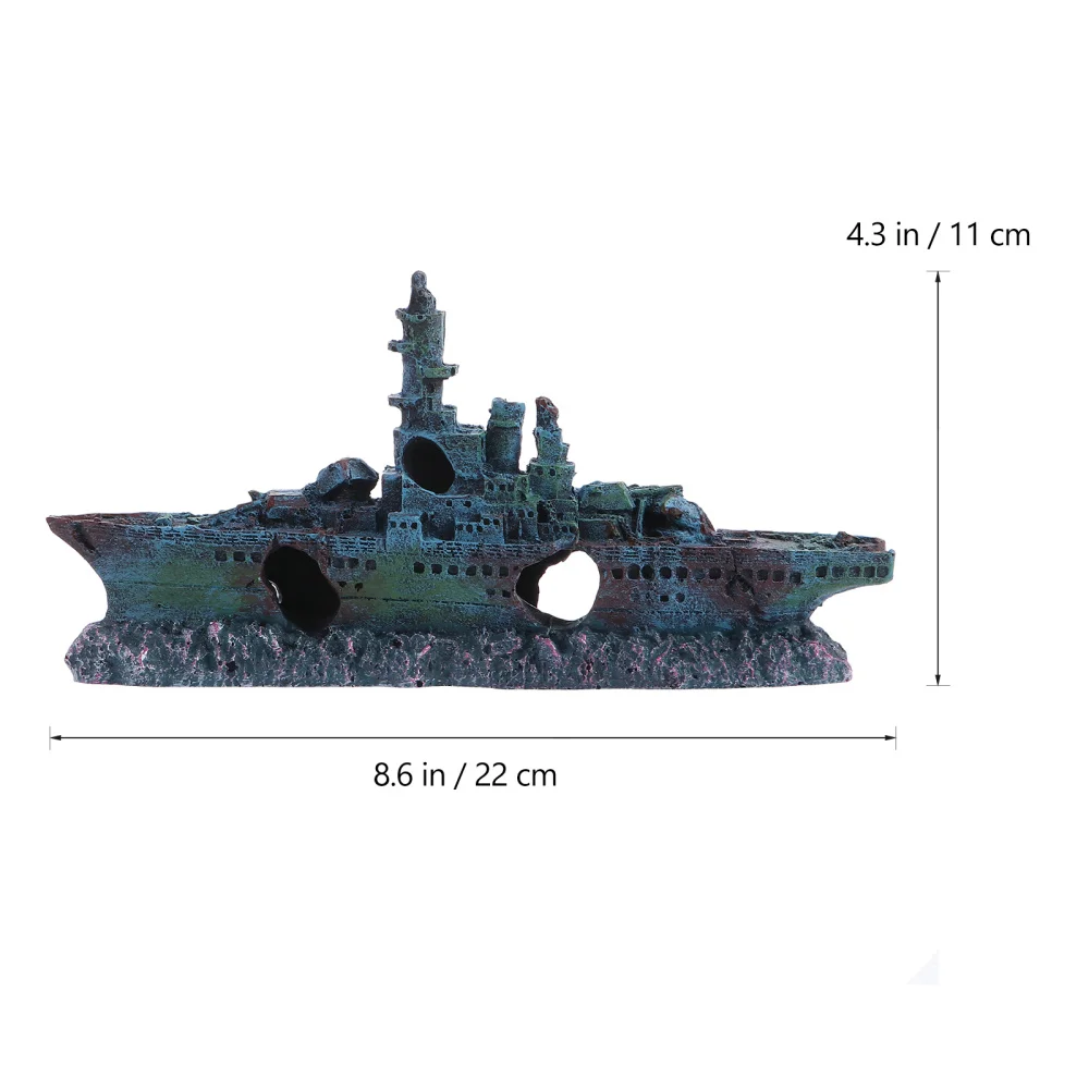 

1pc Fish Tank Adornment Aquarium Landscape Adornment Resin Crafts Decoration