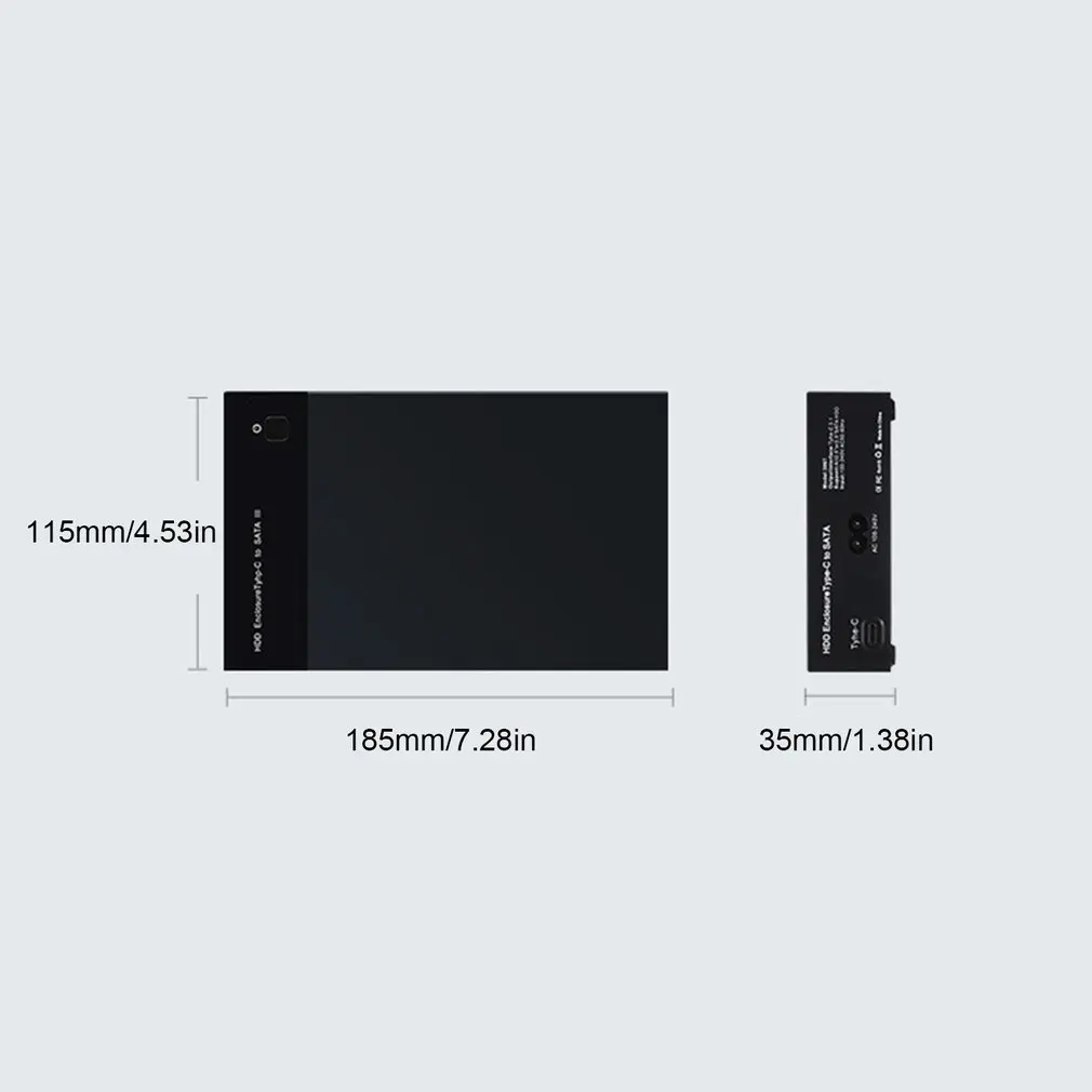 3 5 дюймовый корпус внешнего жесткого диска Type C на Sata Usb 1 &quotSata3.0 внешний чехол Hdd