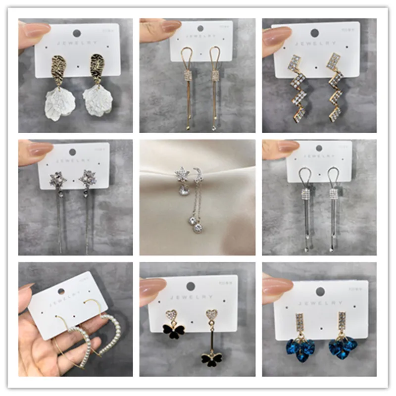 

New Year 2022 Fashion Jewelry Earrings Trend Simulation Pearl Earrings Female Rhinestone Wedding Pendant Girls Party Earrings