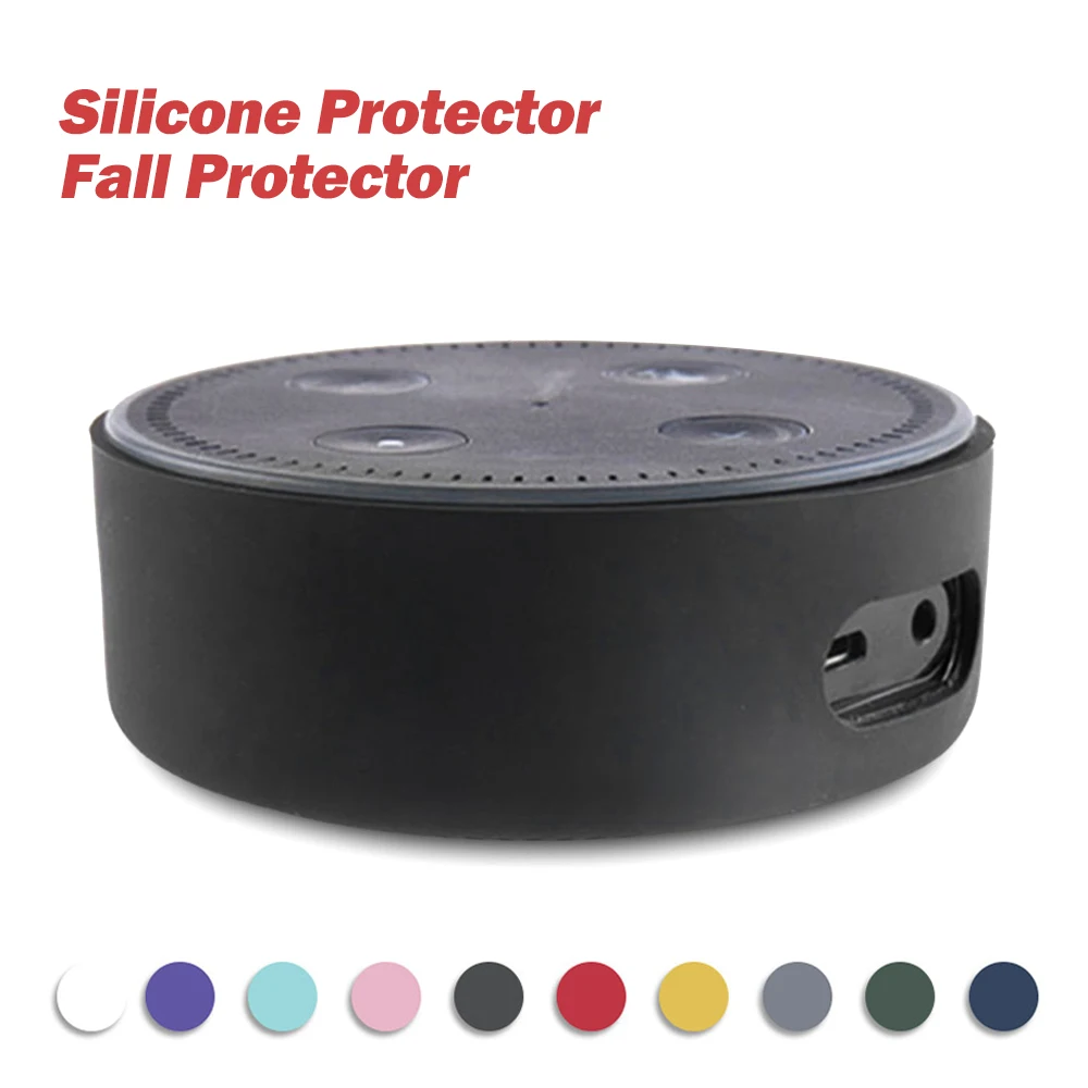

Smart Speaker Silicone Protector Fall Protector for Amazon Echo Dot (2nd Generation)