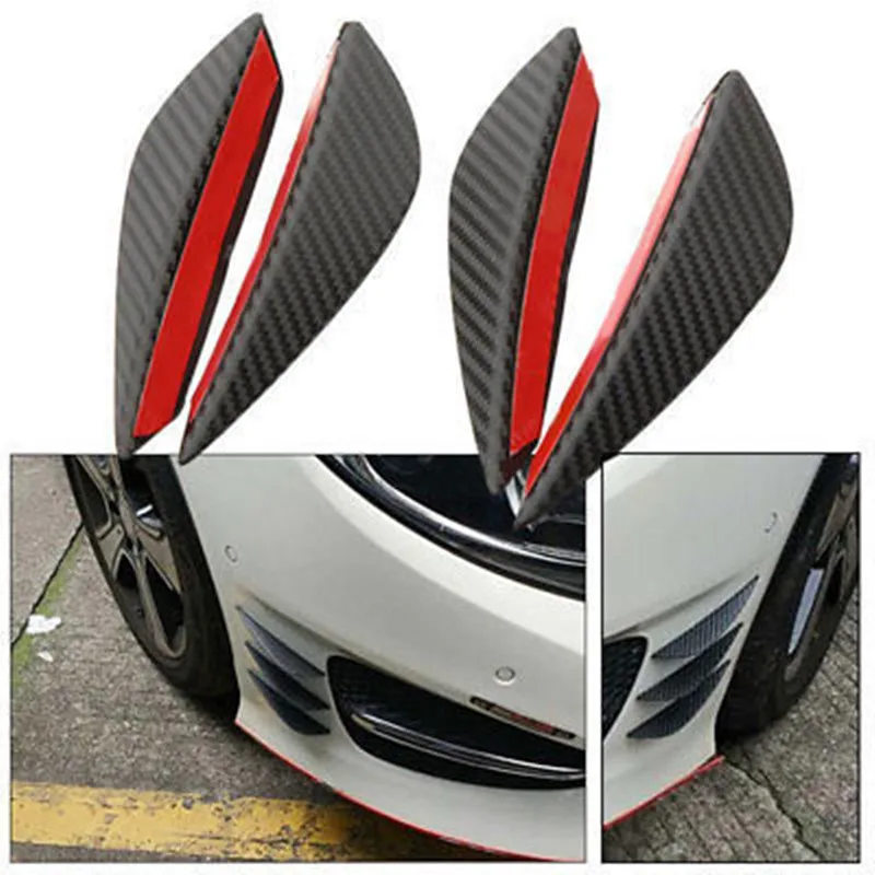 

4 sets of car carbon fender, front bumper accessories, duck diaphragm, shape