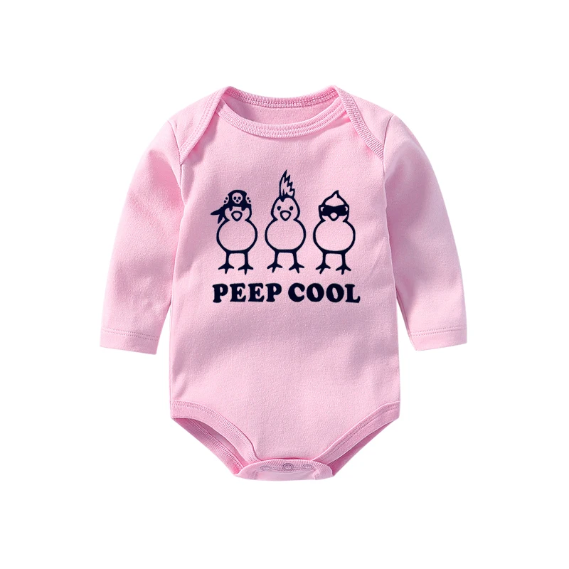 YSCLBUTOL Baby Infant Bodysuit Peep Cool Newborn Outfit kids Clothing Underwear Shower Gift for twins Boys girls | Детская одежда и