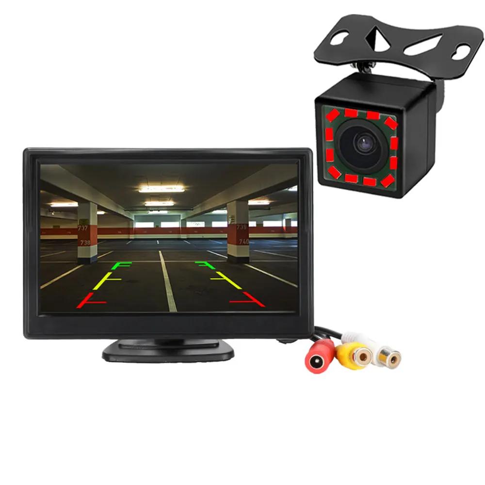 monitor IRCamera BYNCG 4,3 или 5 дюймов TFT lcd монитор автомобиля дисплей камера заднего вида парковочная резервная система для автомобиля заднего вида Мониторы NTSC PAL - Название цвета: monitor IRCamera