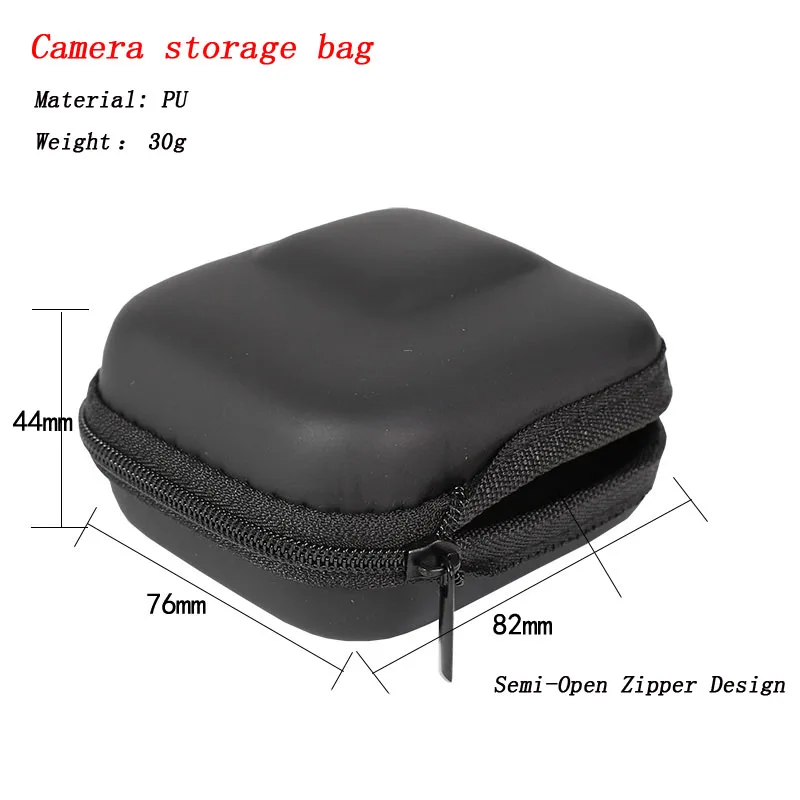 

Mini EVA Case Protective Bag for GoPro Hero 9 8 7 6 5 Black Sliver White Sport Camera PU Storage Box Dji Osmo Action Accessories