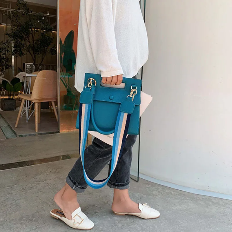 Новая модная женская сумка Высококачественная через плечо кожаная для женщин