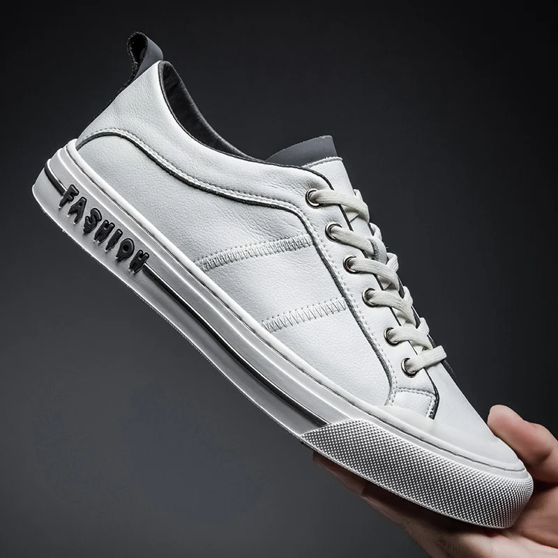 

Men Shoes Cow Leather Sneakers Leather Shoes Men Designer Sneakers for Men Casual Sneaker White Loafer Shoes
