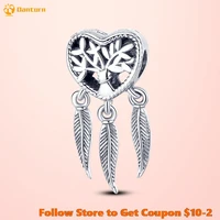 hot sale 100 925 sterling silver beads tree of life feathers charm fit original pandora bracelets fashion fine jewelry gift