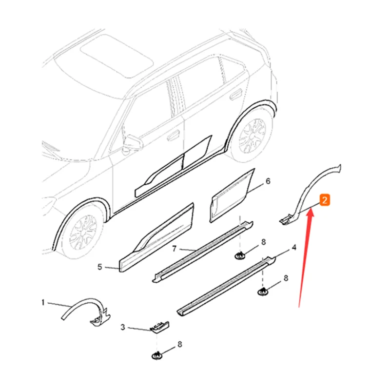 Заднее колесо для Креста sаик MG3|Тюнинговые молдинги| |