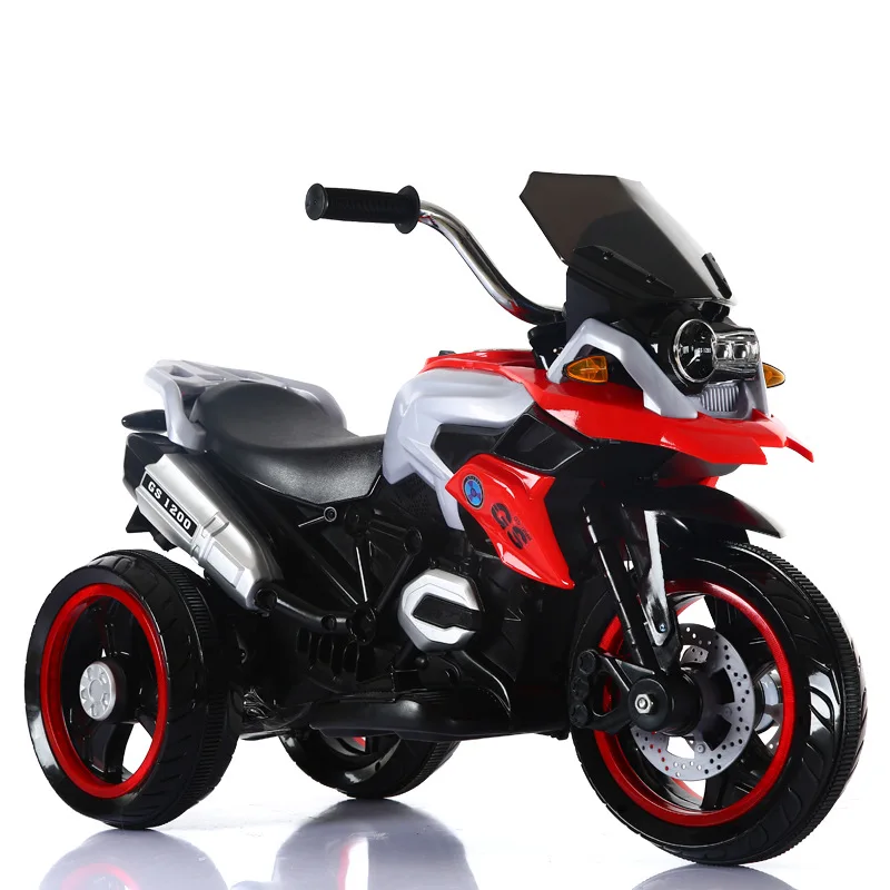 

Children's Electric Motorcycle Tricycle for Flash Wheel Remote Control Kids Toys Baby Double Drive Motorbike for Kids Ride on