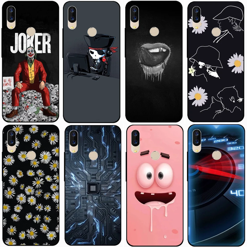 Для Umidigi Мощность чехол Роза волк милые узорную обложку Мягкий силиконовый для