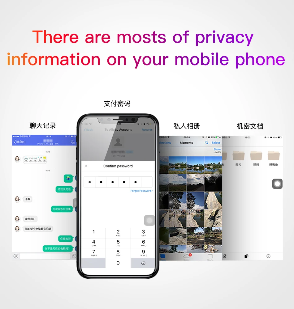 25 шт. Защитная пленка для экрана, защита для iPhone 11 Pro Max X XS XR 7 8 6S Plus защитная пленка из закаленного стекла