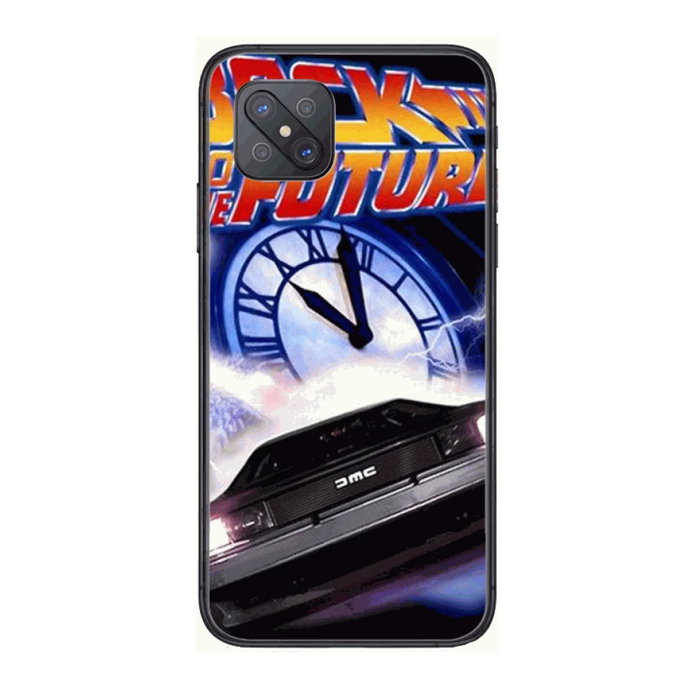 

Stylish back to the future mobile Phonecase Fashion Phone Case cover For OPPO A91 9 83 79 92s 5 F9 A7X Reno2 Realme6pro 5 blac